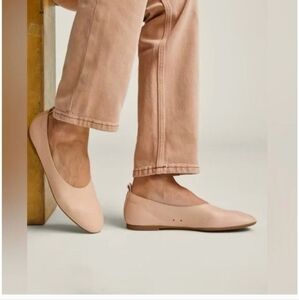 Everlane Flats Womens 10 Tan Pink Everyday Glove Slip On Shoes Leather